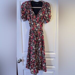 Dynamite Floral Wrap Dress in size S.